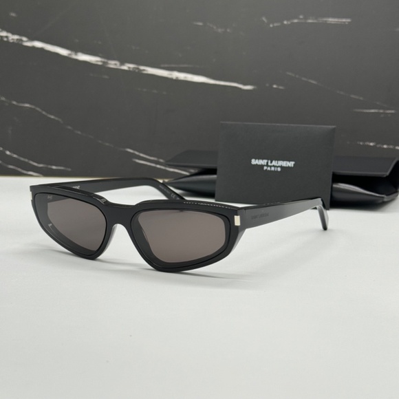 NEW SL 634 NOVA 001 SAINT LAURENT BLACK SL634 001 WOMEN SUNGLASSES SAINT LAURENT - Picture 2 of 10
